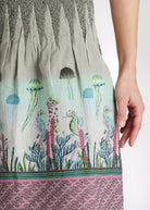 Kurzer One Size Rock LACROS-S mit Gummibund und Meeresmuster in Pink