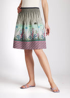 Kurzer One Size Rock LACROS-S mit Gummibund und Meeresmuster in Pink