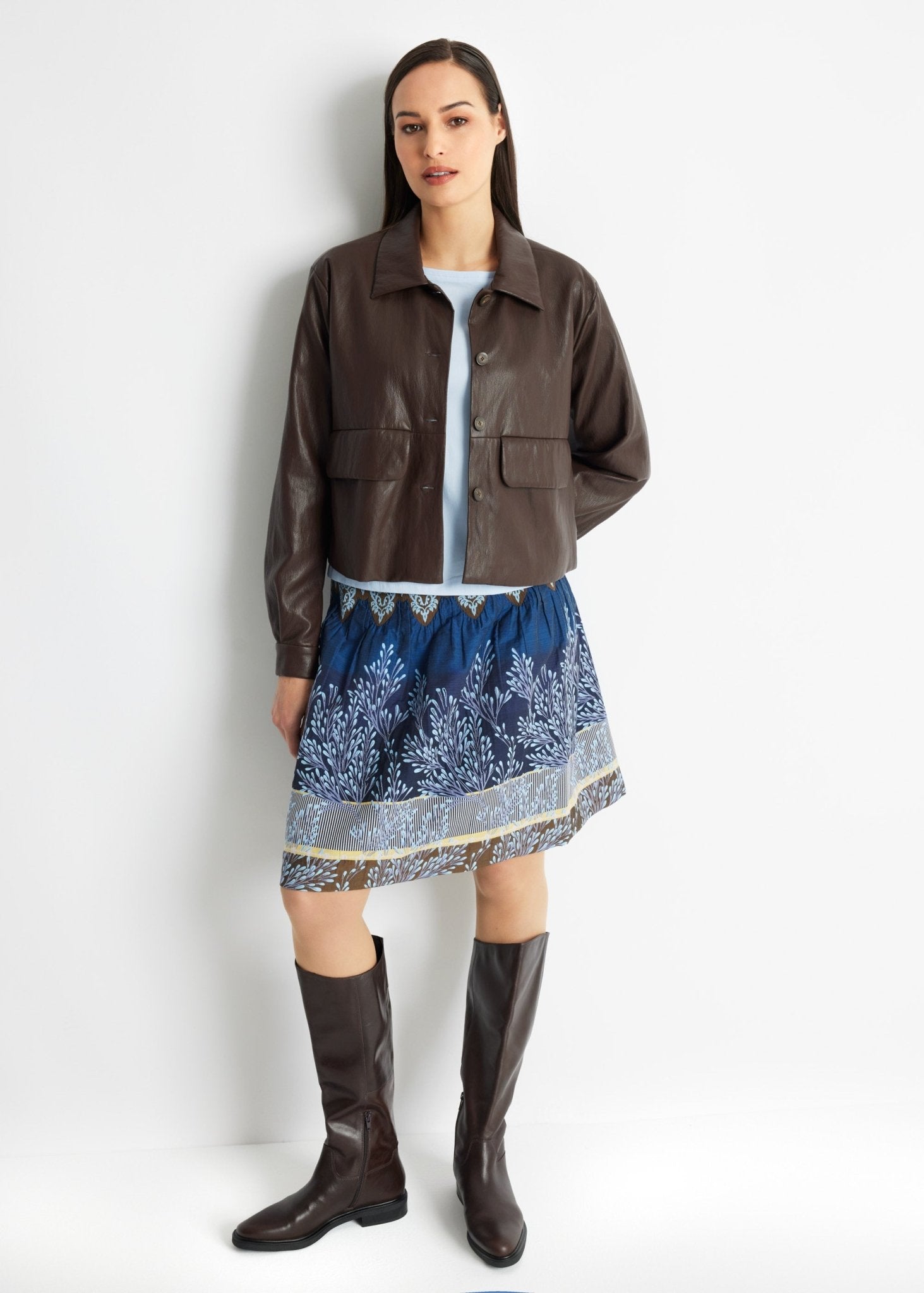 Kurzer One Size Rock LACROS-W aus Baumwoll-Mix mit Gummibund - FOX'S-Fashion