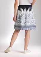 Kurzer One Size Rock LACROSA-S mit Gummiband und Vogelmuster in Blau