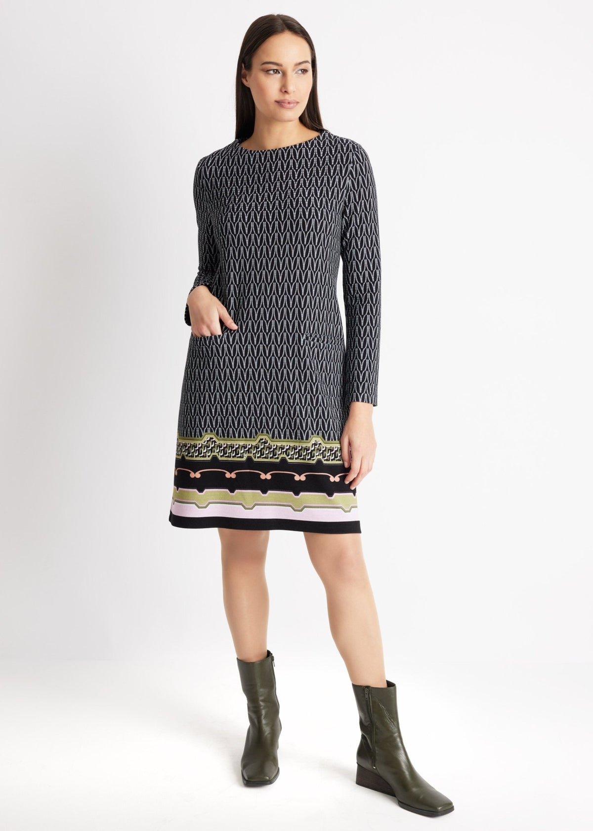 Kurzes Kleid REBICA aus Viskose-Mix in A-Linie - FOX'S-Fashion