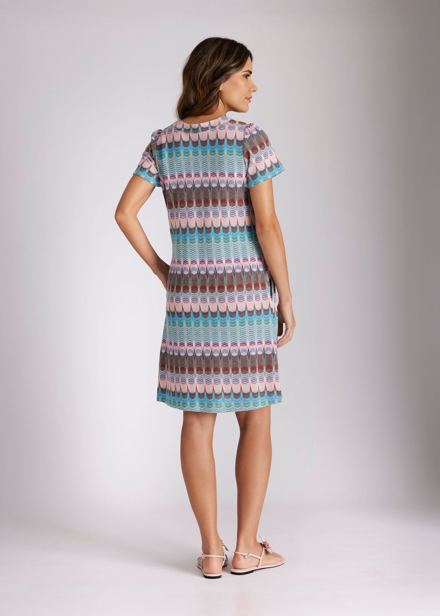 Kurzes Kleid TAOPIA aus Baumwoll - Mix in A - Linie - FOX'S - Fashion