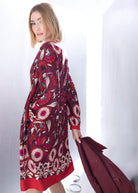Kurzes Kleid VALUNA aus 100 % Viskose in leichter A-Linie - FOX'S-Fashion