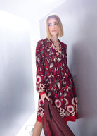 Kurzes Kleid VALUNA aus 100 % Viskose in leichter A-Linie - FOX'S-Fashion