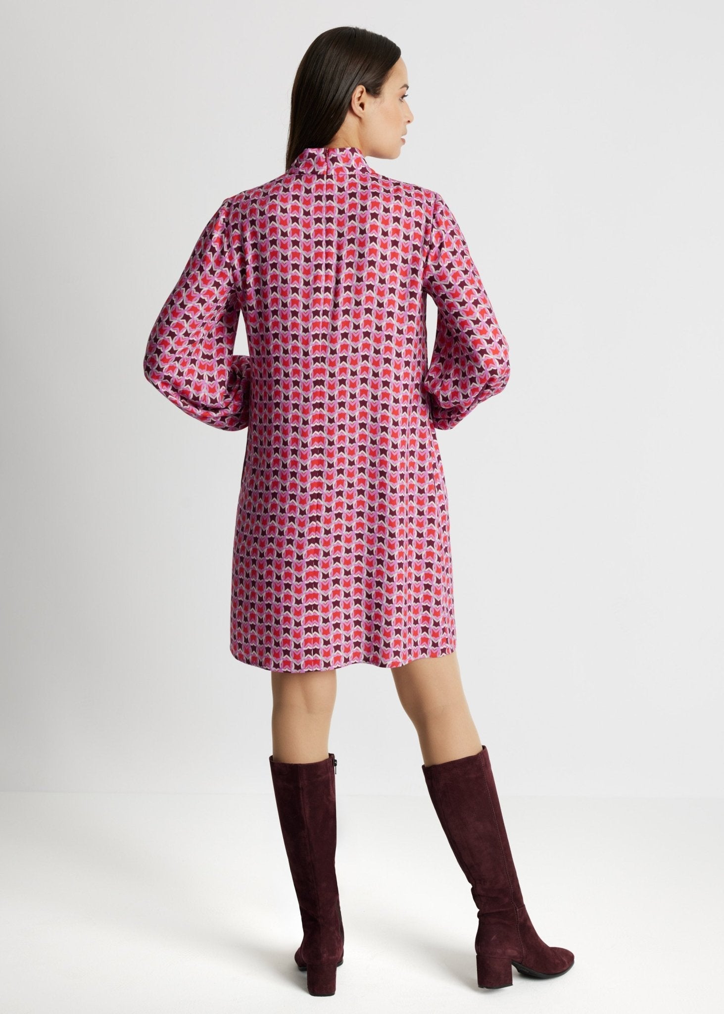 Kurzes Kleid VYBYLIA aus 100 % Viskose in A-Linie - FOX'S-Fashion