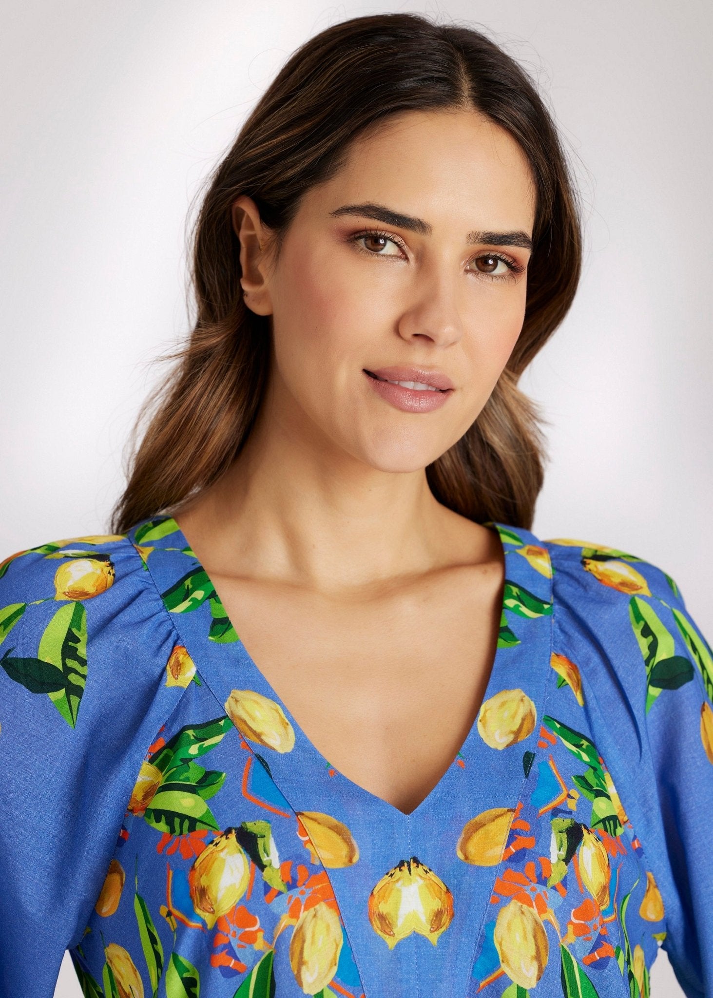 Kurzes Kleid YIJANA aus 100 % Baumwolle in A - Linie - FOX'S - Fashion