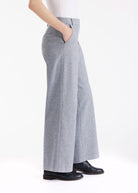 Hose YOTUKA mit geradem Bein und Eingrifftaschen in Blau