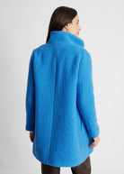Lange Jacke ODUANA aus Schurwolle im Teddy-Look - FOX'S-Fashion