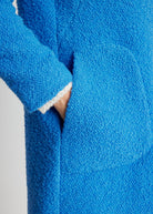 Lange Jacke ODUANA aus Schurwolle im Teddy-Look - FOX'S-Fashion