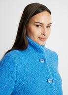 Lange Jacke ODUANA aus Schurwolle im Teddy-Look - FOX'S-Fashion