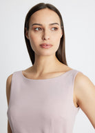 Langes Kleid SELONGIA im Patch aus Viskosejersey und Taft - FOX'S-Fashion