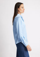 Legere Bluse GLUSIA aus Viskose-Mix mit Knopfleiste - FOX'S-Fashion