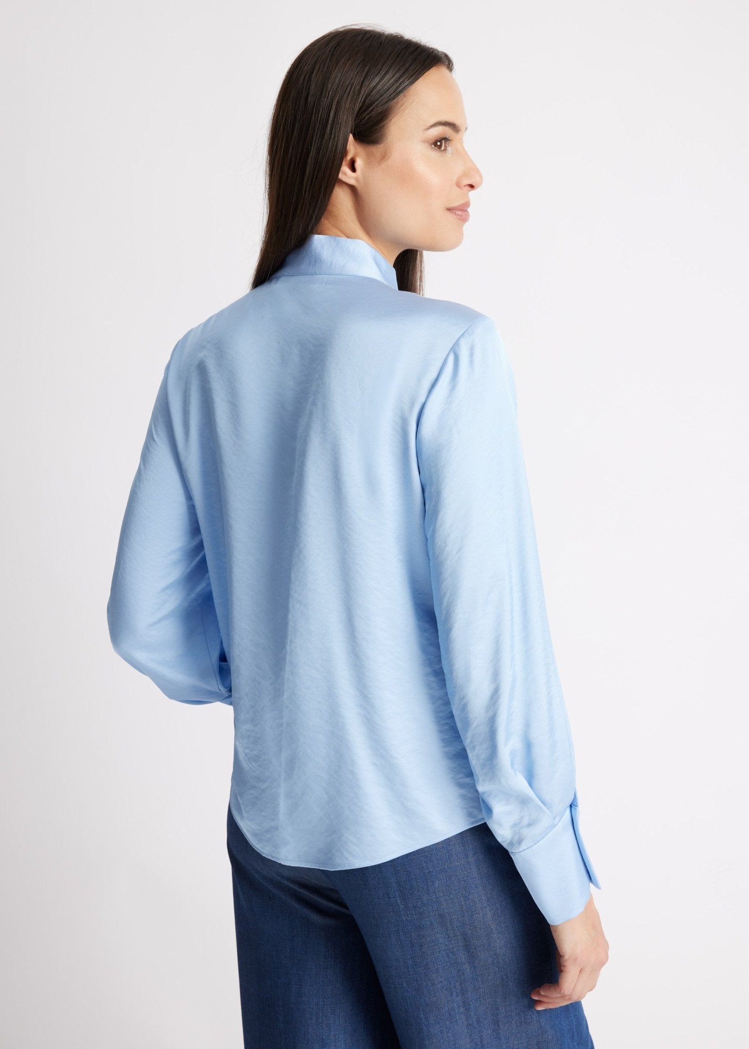 Legere Bluse GLUSIA aus Viskose-Mix mit Knopfleiste - FOX'S-Fashion