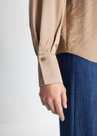 Legere Bluse GLUSIA aus Viskose-Mix mit Knopfleiste - FOX'S-Fashion