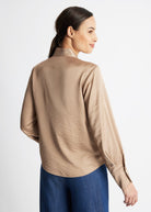 Legere Bluse GLUSIA aus Viskose-Mix mit Knopfleiste - FOX'S-Fashion