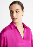 Legere Bluse GLYNCH aus Viskose-Mix mit Rückenpasse - FOX'S-Fashion