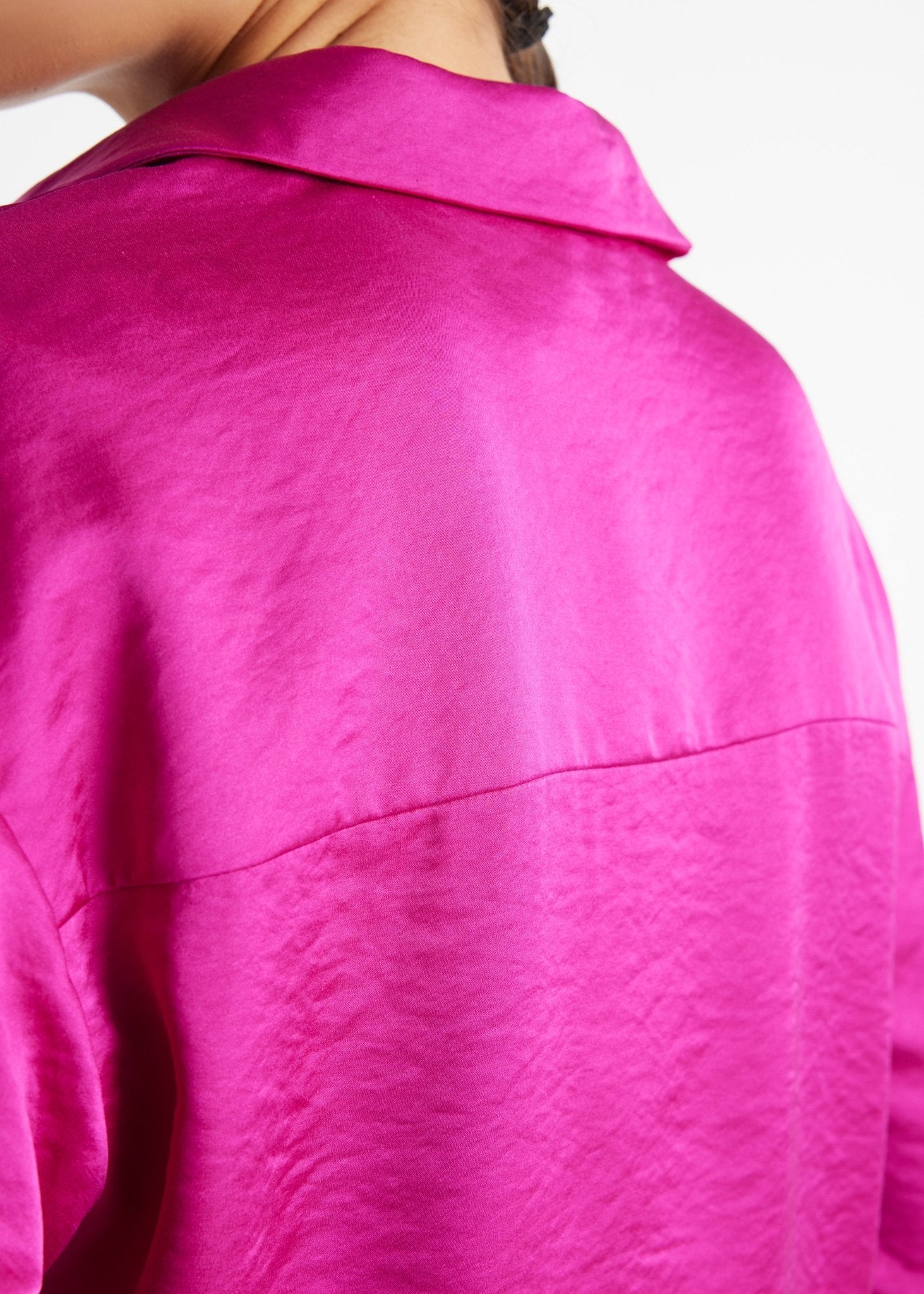 Legere Bluse GLYNCH aus Viskose-Mix mit Rückenpasse - FOX'S-Fashion