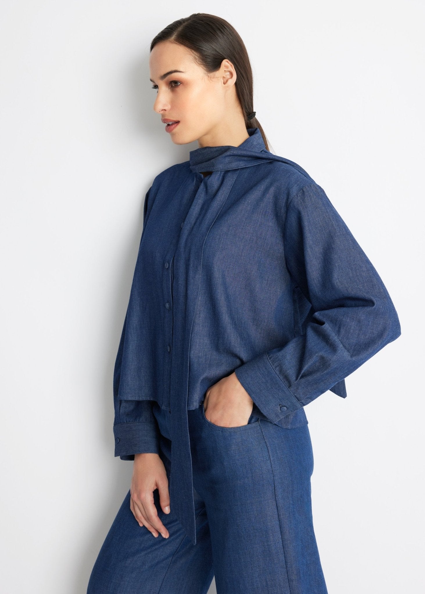 Legere Bluse NABLUES aus 100 % Baumwolle - FOX'S-Fashion