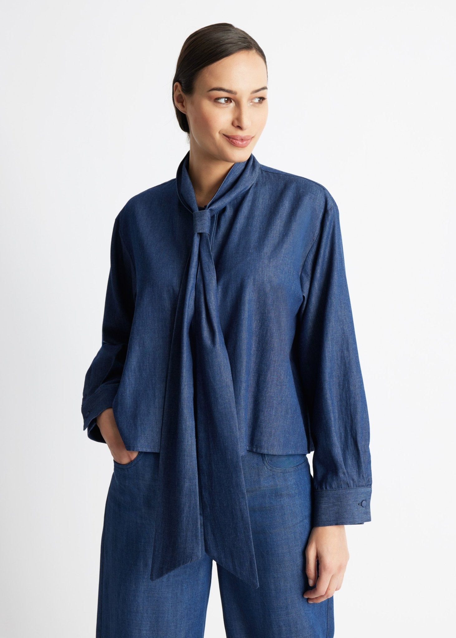 Legere Bluse NABLUES aus 100 % Baumwolle - FOX'S-Fashion