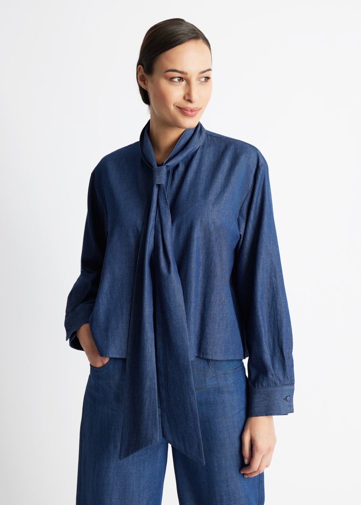 Legere Bluse NABLUES aus 100 % Baumwolle - FOX'S-Fashion