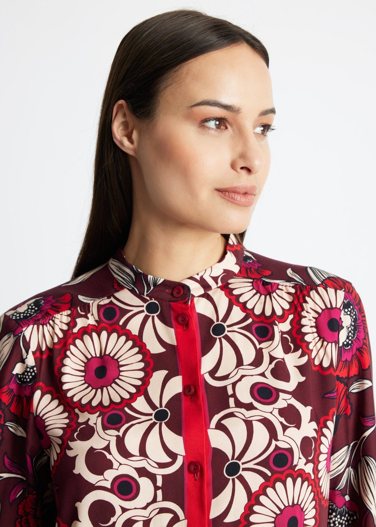 Legere Bluse VALYRA aus 100 % Viskose - FOX'S-Fashion