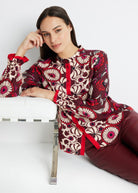 Legere Bluse VALYRA aus 100 % Viskose - FOX'S-Fashion