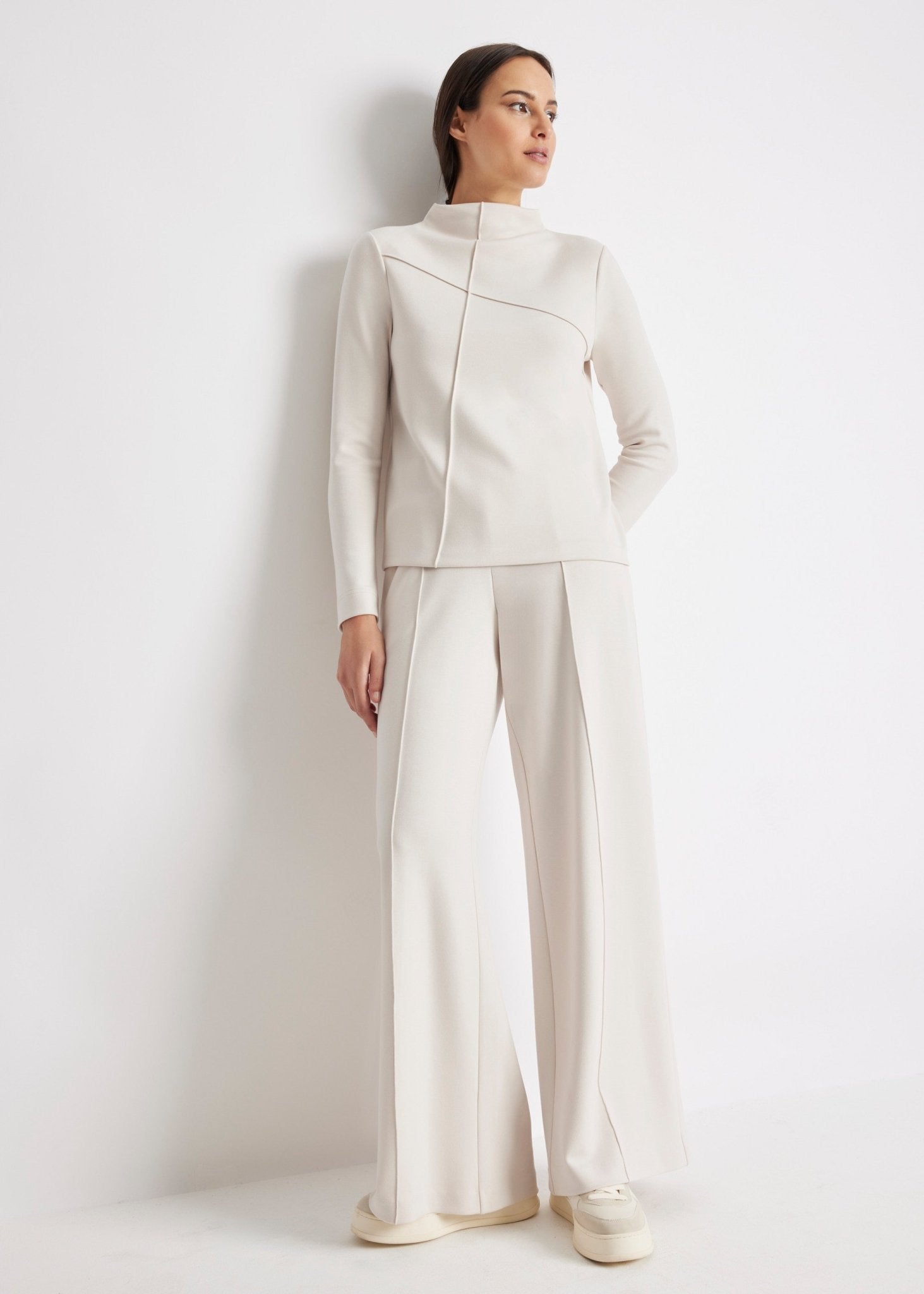 Legere Hose INANA aus Viskose-Mix mit Stretch - FOX'S-Fashion
