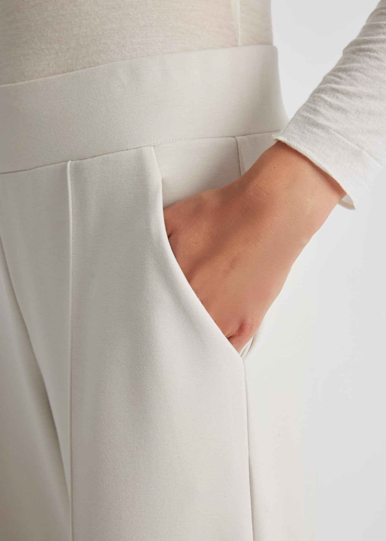 Legere Hose INANA aus Viskose-Mix mit Stretch - FOX'S-Fashion
