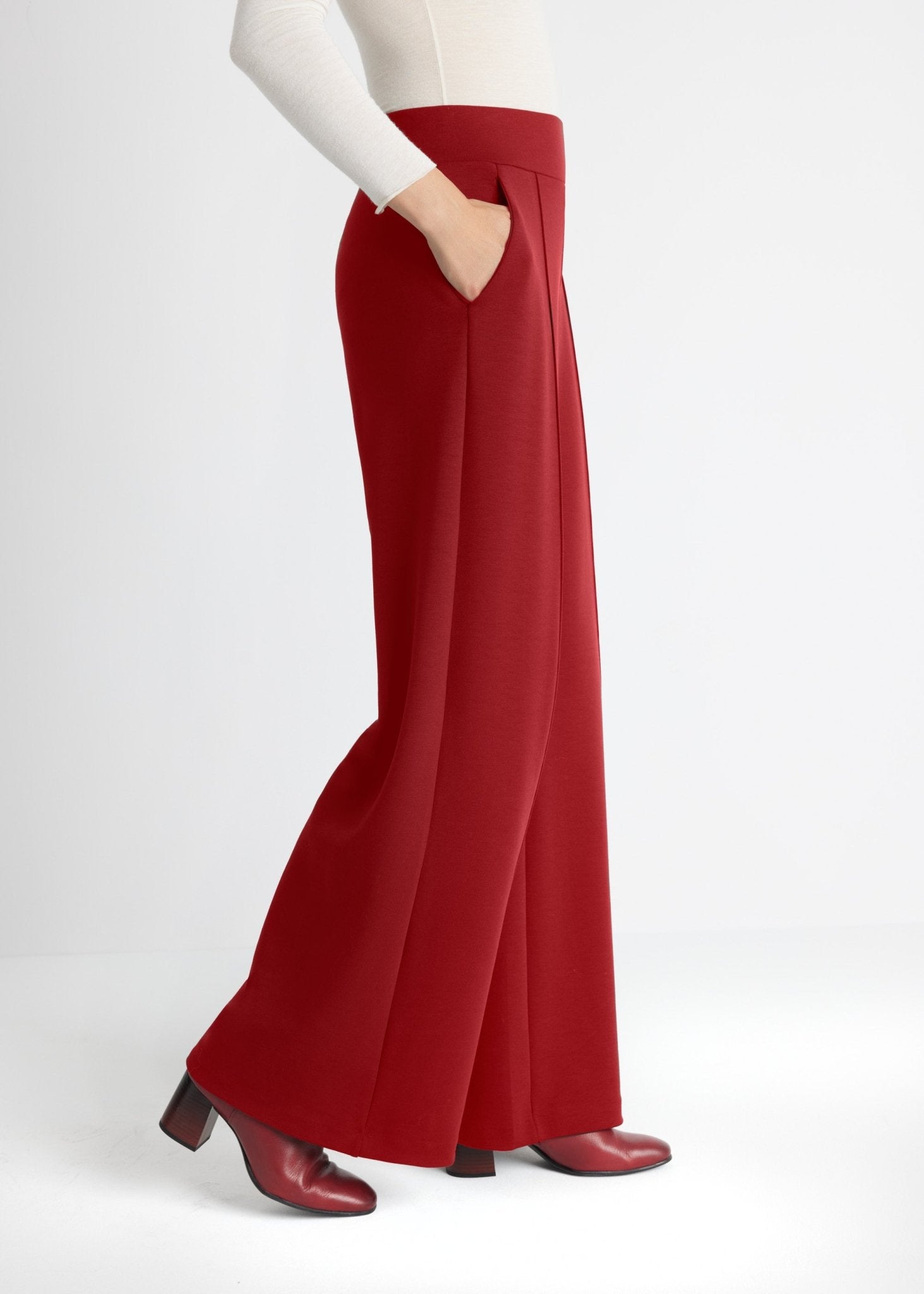 Legere Hose INANA aus Viskose-Mix mit Stretch - FOX'S-Fashion