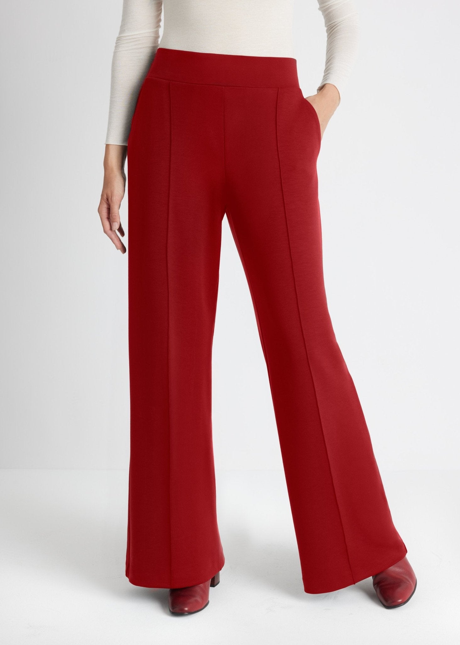 Legere Hose INANA aus Viskose-Mix mit Stretch - FOX'S-Fashion