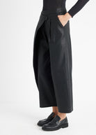 Legere Hose ZABERA aus 100 % Baumwolle mit asymmetrischem Bund - FOX'S-Fashion