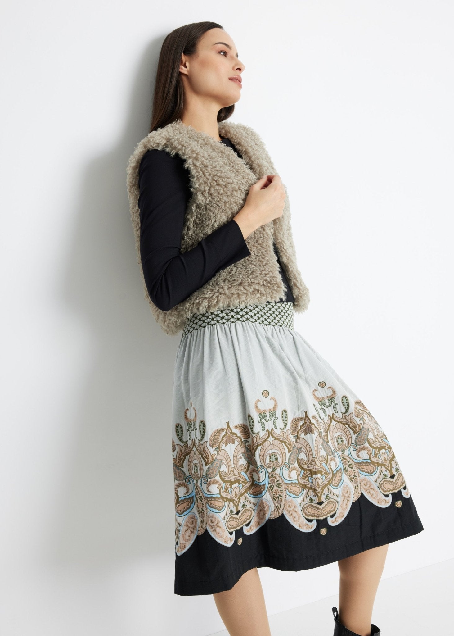 Legere Weste MUWI aus Teddystoff - FOX'S-Fashion