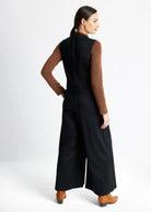 Legerer Jumpsuit QUMSUI aus glattem Viskosejersey - FOX'S-Fashion