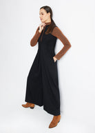 Legerer Jumpsuit QUMSUI aus glattem Viskosejersey - FOX'S-Fashion