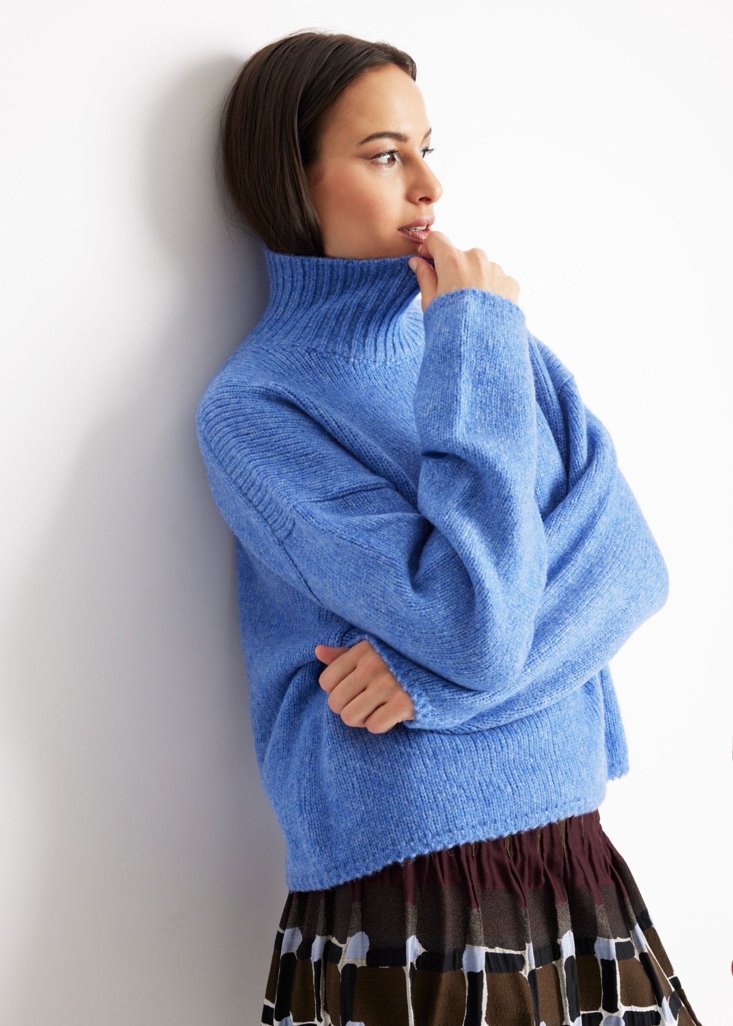 Legerer Strickpullover DEROLY aus Schurwolle - FOX'S-Fashion