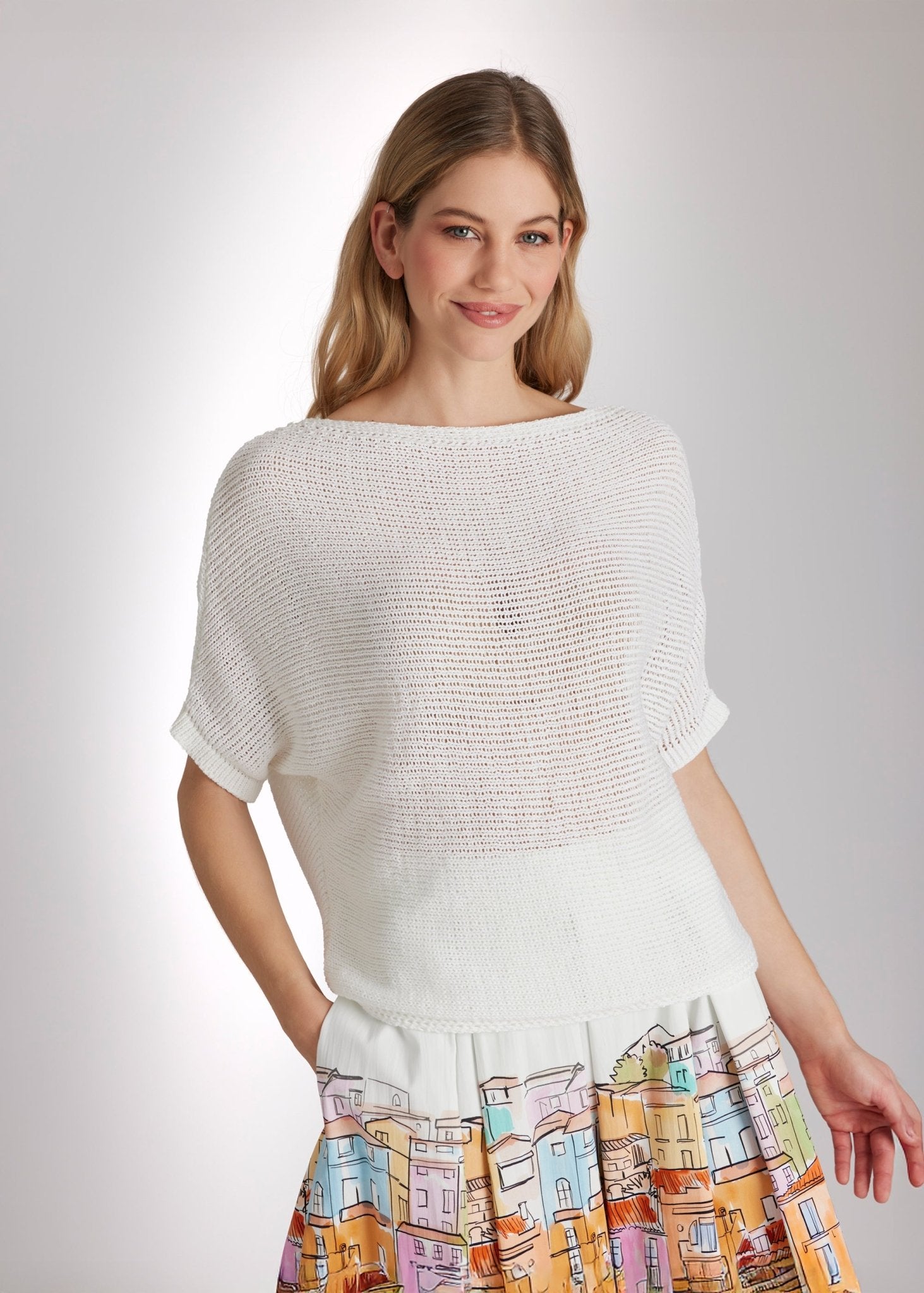 Legerer Strickpullover IPLOVA aus Baumwollmix - FOX'S - Fashion