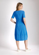 Legeres Midi - Kleid KYROBAO aus Baumwollmix mit leichter O - Form - FOX'S - Fashion