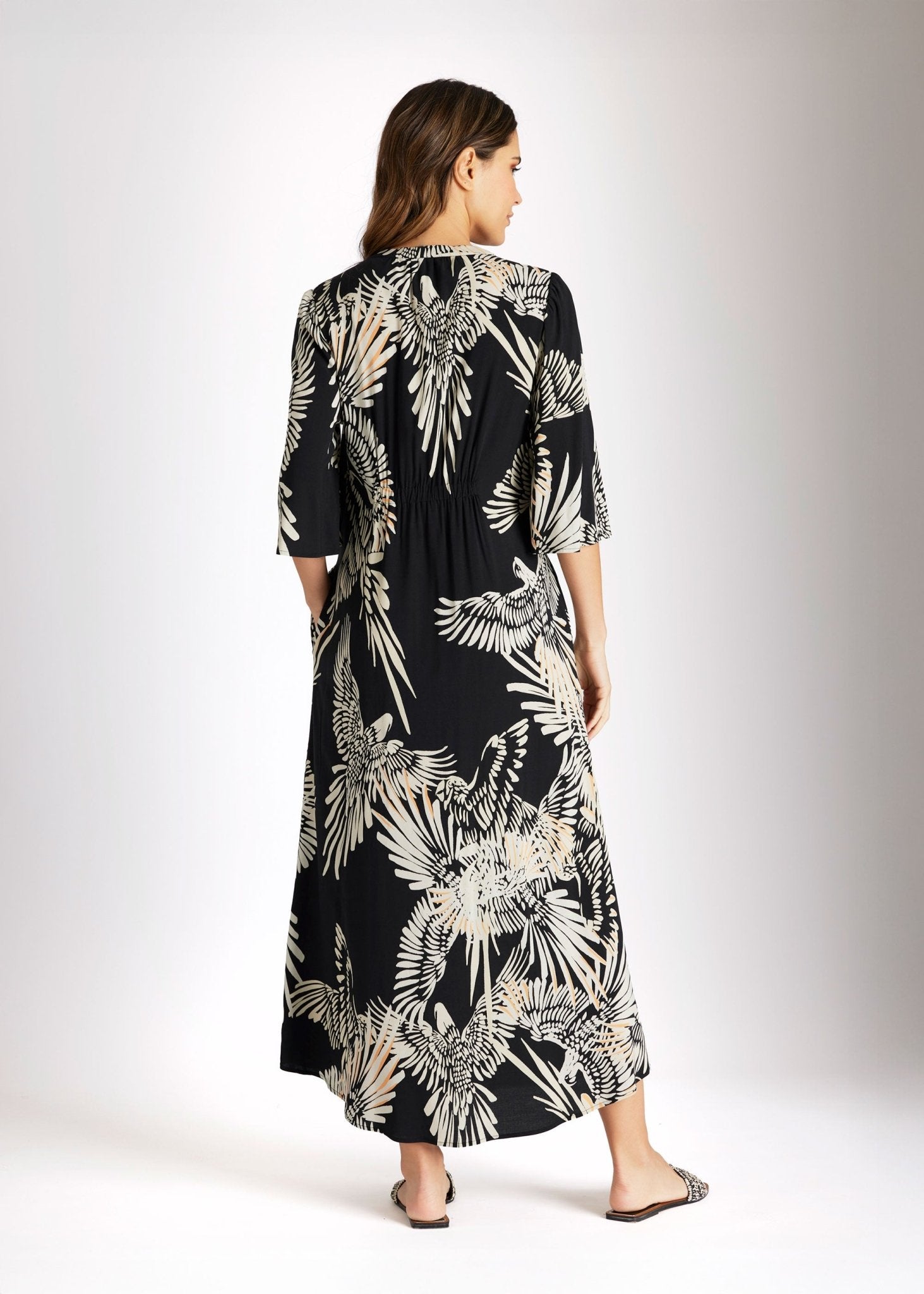 Legeres Midi - Kleid WYNADJA aus Viskose - FOX'S - Fashion