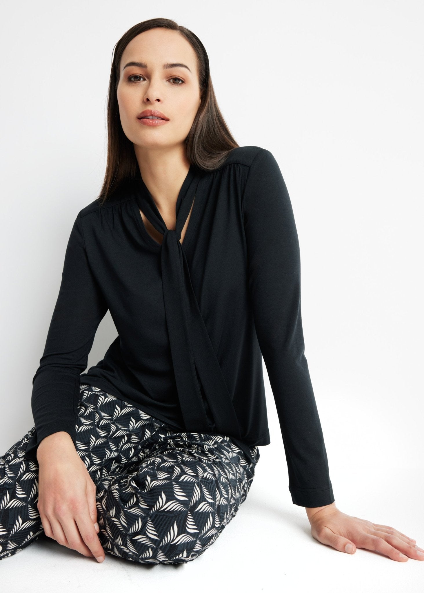 Legeres Shirt CELYNA aus softem Viskosejersey - FOX'S-Fashion