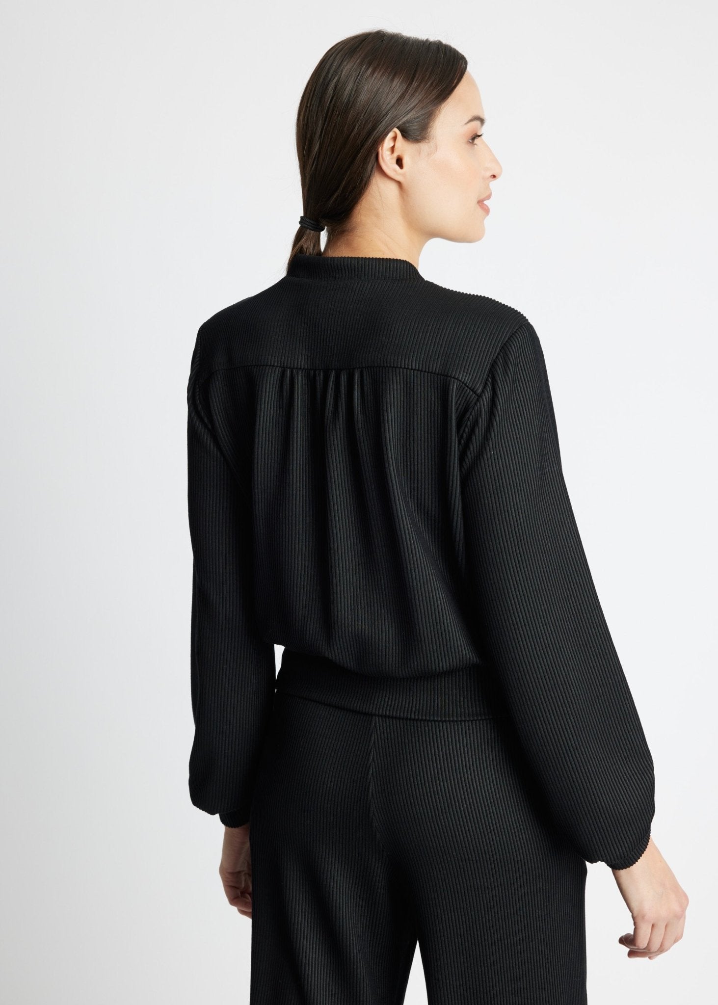 Legeres Shirt PYGMA aus fein geripptem Viskose-Mix - FOX'S-Fashion