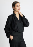 Legeres Shirt PYGMA aus fein geripptem Viskose-Mix - FOX'S-Fashion