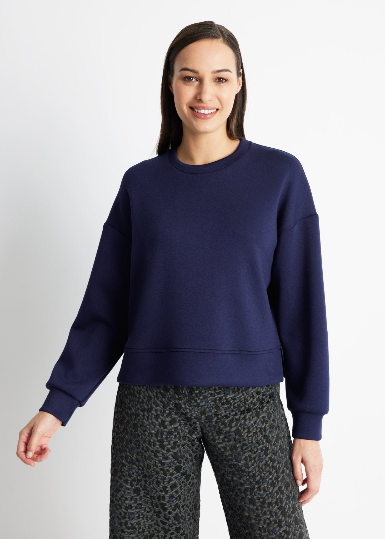 Legeres Sweatshirt NUPULI aus Viskose-Mix - FOX'S-Fashion