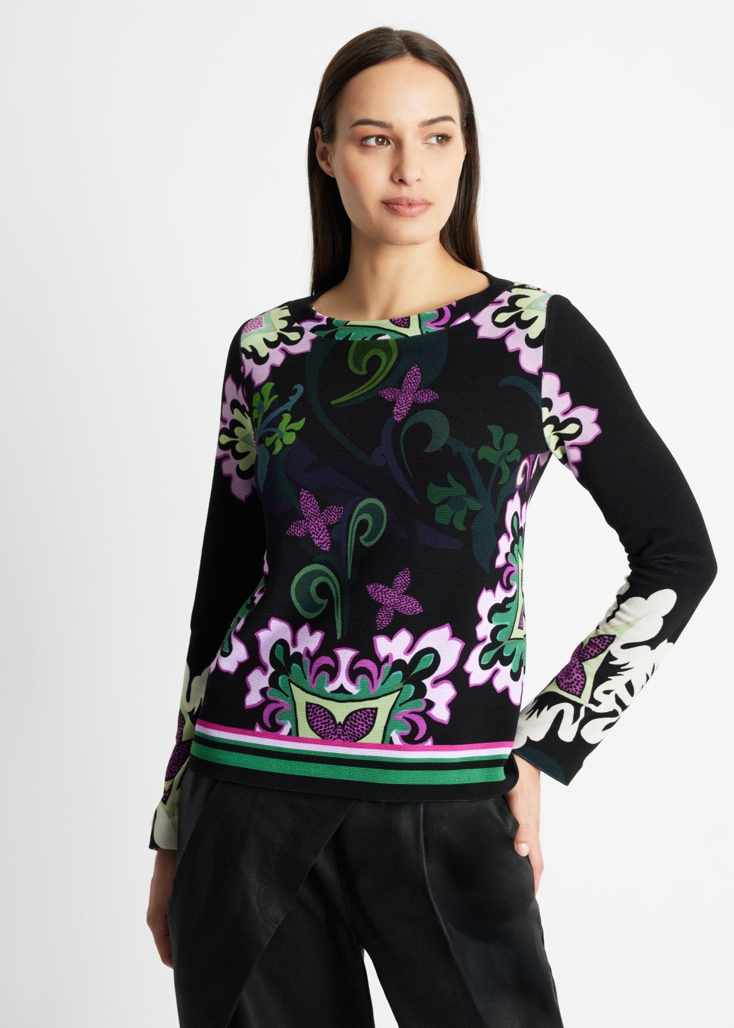 Leicht taillierter Pullover RAPULO aus Viskose-Mix - FOX'S-Fashion