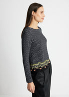 Leicht taillierter Pullover RAPULO aus Viskose-Mix - FOX'S-Fashion