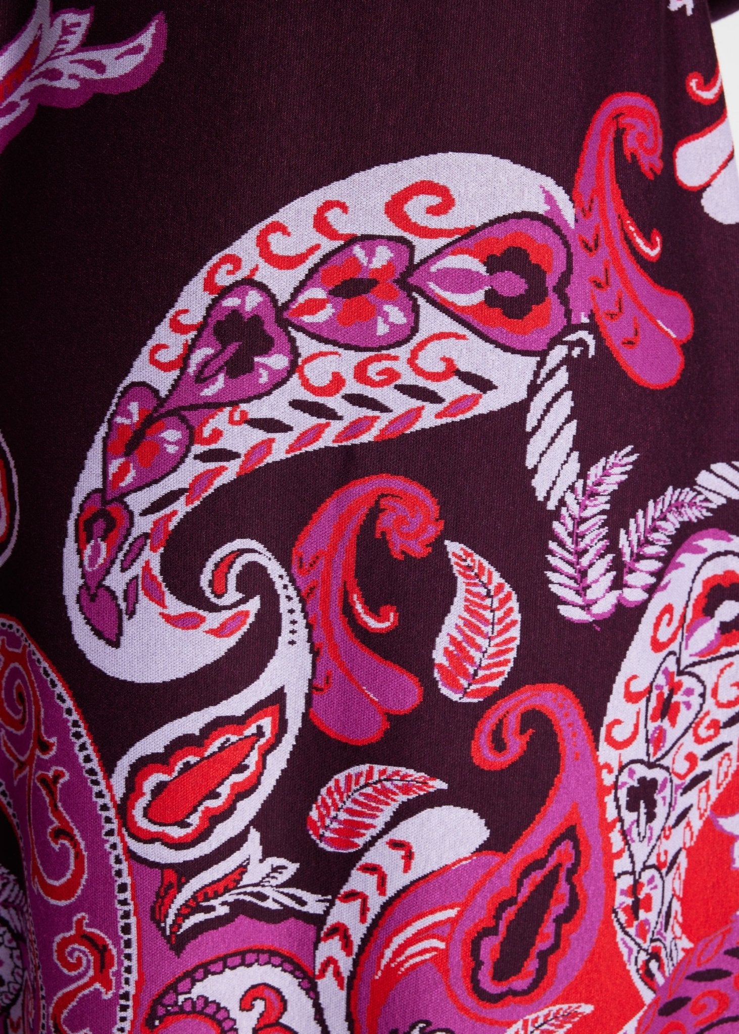 Midi-Kleid YIQUINA aus Feinstrickjersey in A-Linie - FOX'S-Fashion