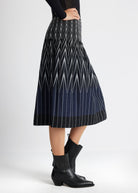 One Size Rock LONGERO-W aus Baumwoll-Mix in Midi-Länge mit Gummibund - FOX'S-Fashion