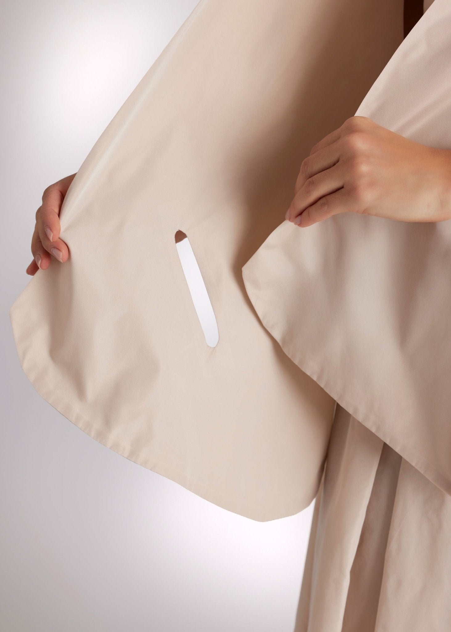 Rechteckige Stola STOLIA aus Taft mit Durchzugschlitz - FOX'S - Fashion