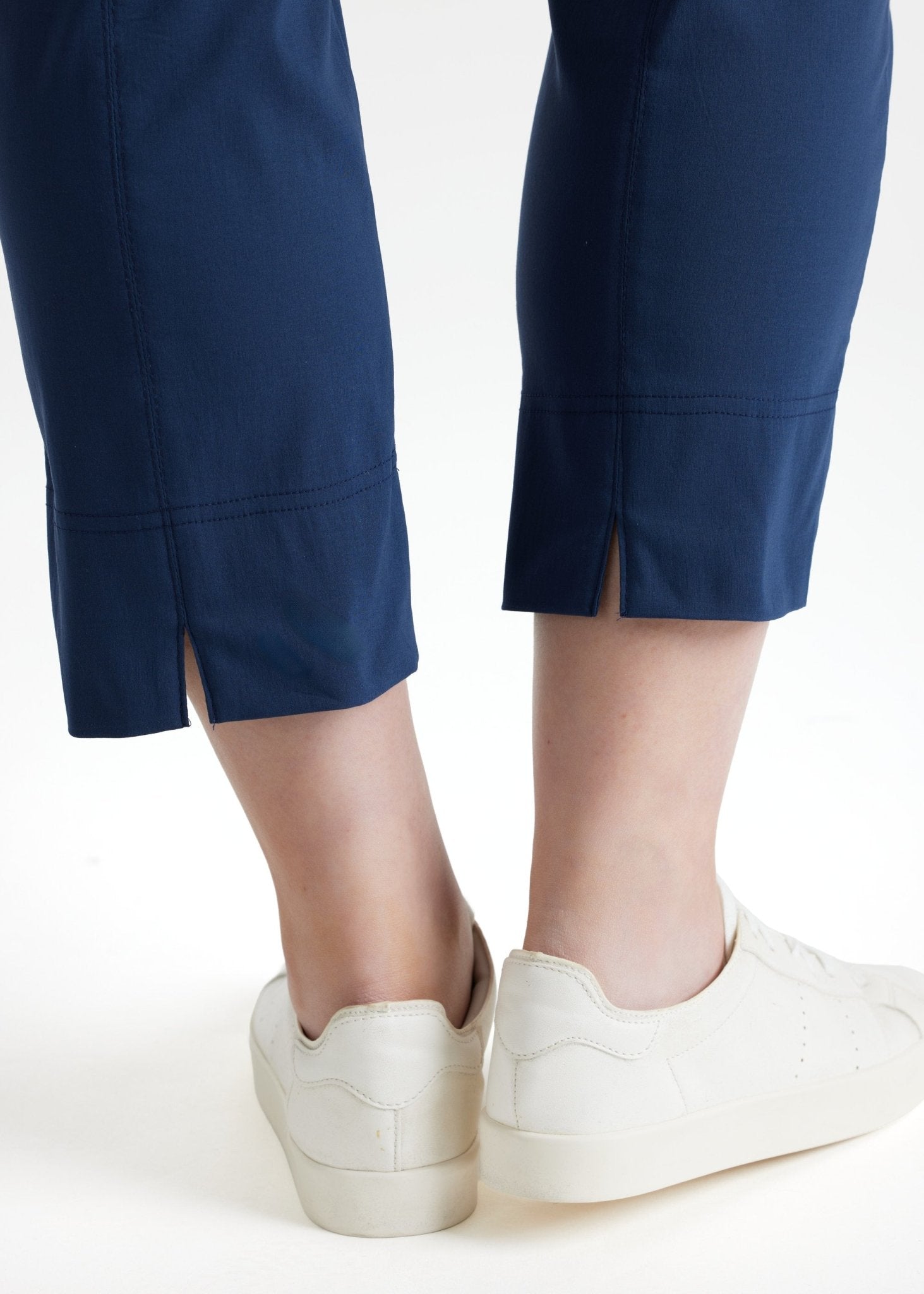 Schmale 7/8 - Hose MESSINI aus Baumwollmix mit Stretch - FOX'S - Fashion