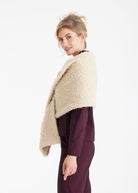 Stola GASTOLA in Fransen-Optik in Beige