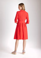 Tailliertes Kleid MEDAXY aus Baumwollmix mit Stretch - FOX'S - Fashion